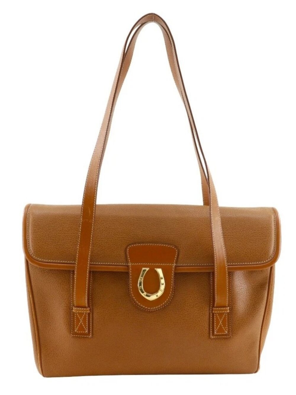 GUCCI Old Gucci Tote Bag Brown Calfskin Women